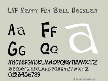 LHF Happy Fun Ball Regular Version 1.000;PS 001.000;hotconv 1.0.38图片样张