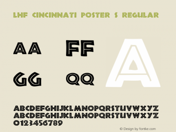 LHF Cincinnati Poster S Regular Version 0.001;PS 000.000;hotconv 1.0.38图片样张