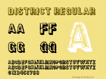 District Regular Version 1.00 November 8, 2008, initial release图片样张