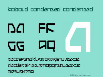 Kobold Condensed Condensed 001.000图片样张