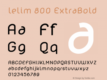 lelim 800 ExtraBold 0.001图片样张