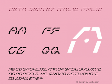 Zeta Sentry Italic Italic 001.000图片样张