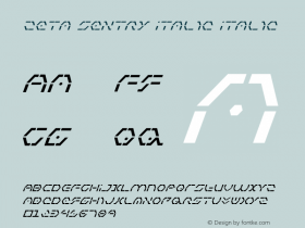 Zeta Sentry Italic Italic 001.000图片样张