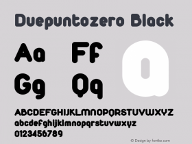 Duepuntozero Black Version 1.000 2008 initial release图片样张