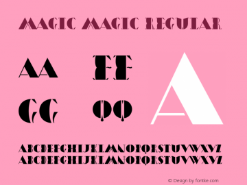Magic Magic Regular Version 1.000 2007 initial release图片样张