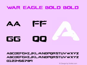 War Eagle Bold Bold 001.000图片样张