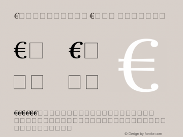 DTLParadoxT Euro Regular 001.000 Font Sample