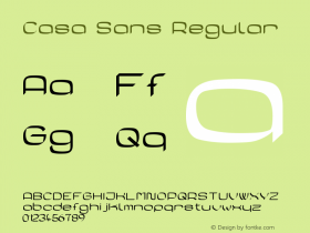 Casa Sans Regular Version 000.000图片样张