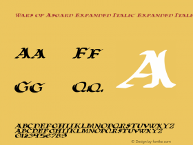 Wars of Asgard Expanded Italic Expanded Italic 1图片样张