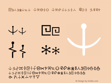 Futurama Alien Alphabet One Font Family Futurama Alien Alphabet One Sans Serif Typeface Fontke Com