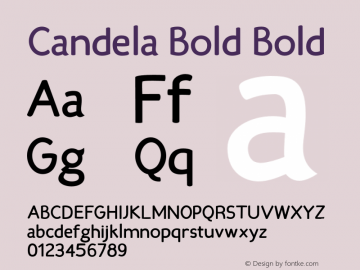 Candela Bold Bold 001.000图片样张