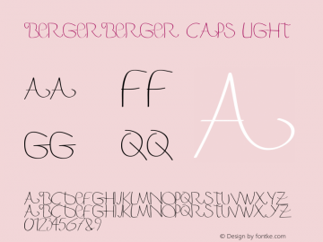BergerBerger Caps Light Version 1.000图片样张