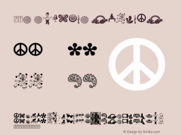60s Symbols Regular Version 1.00 May 12, 2009, initial release Font Sample