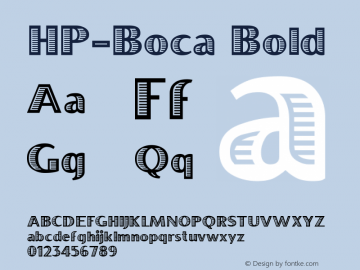HP-Boca Bold 2图片样张