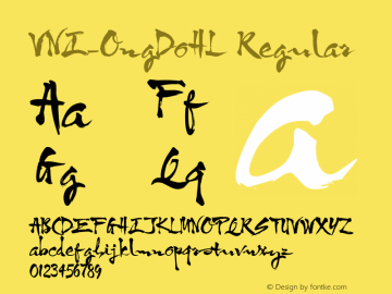 VNI-OngDoHL Regular 2.0 Code VNI - HungLan Artdesign 2004 Font Sample