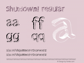 Shutdown! Regular Version 1.00 August 17, 2009, initial release图片样张