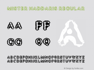 Mister Haddaris Regular 1.681234图片样张