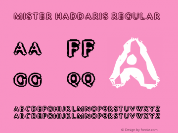 Mister Haddaris Regular 1.681234图片样张