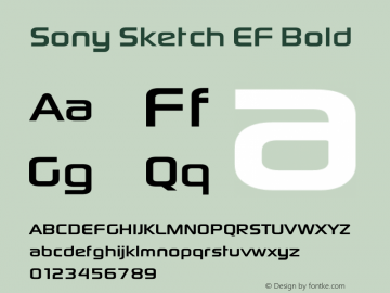 Sony Sketch EF Bold 2.0.5.1图片样张