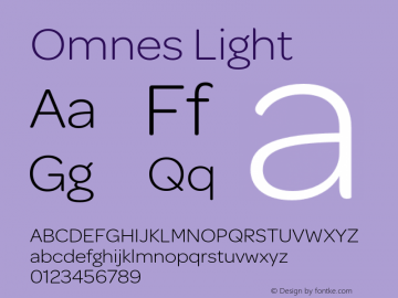 omnes medium font free
