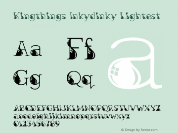 Kingthings Inkydinky Lightest 1.0图片样张