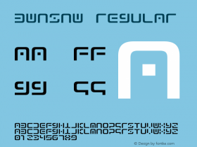 Bwnsnw Regular Version 0.911 Font Sample