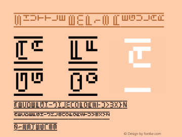 Shuttle BMP18 Regular 1.0 Font Sample