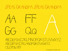 2Peas Grandpa 2Peas Grandpa Version 1.00; February 1, 2002图片样张