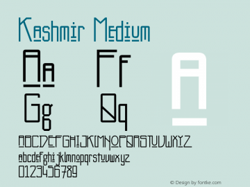 Kashmir Medium Version 001.001图片样张