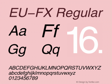 EU-FX Regular 2000;1.00图片样张