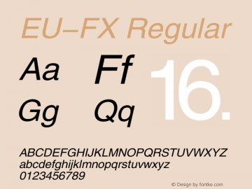 EU-FX Regular 1.20图片样张