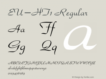 EU-HT1 Regular 1.20图片样张