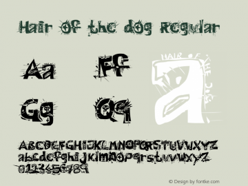 Hair of the dog Regular 2000; 1.0, a scary release图片样张