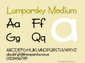 Lumparsky Medium Version 001.001图片样张