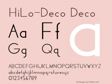 HiLo-Deco Deco Version 001.000图片样张