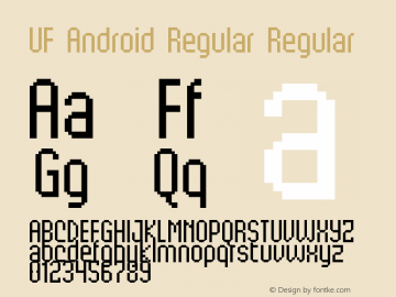 UF Android Regular Regular Version 1.01图片样张