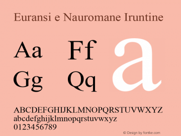 Euransi e Nauromane Iruntine 4.02图片样张