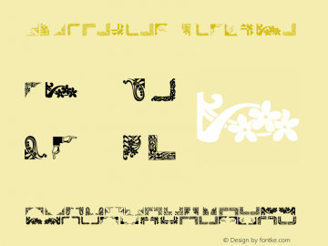 LSDcorners5 Regular Version 1.03 May 4, 2004 Font Sample