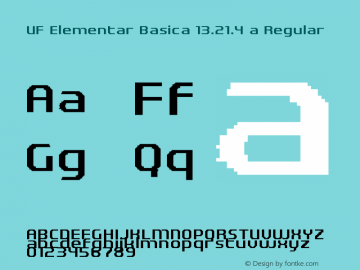 UF Elementar Basica 13.21.4 a Regular Version 1.01图片样张