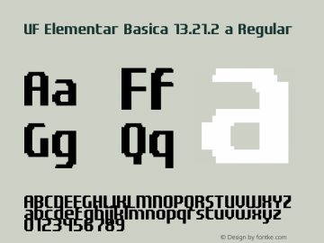 UF Elementar Basica 13.21.2 a Regular Version 1.01图片样张