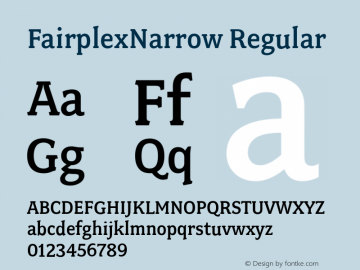 FairplexNarrow Regular 001.000图片样张