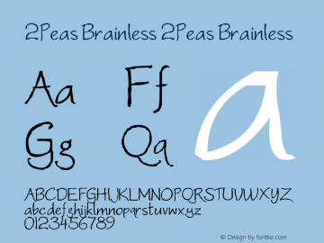 2Peas Brainless 2Peas Brainless 2Peas Brainless图片样张