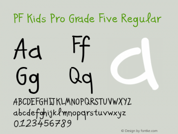 PF Kids Pro Grade Five Regular Version 3.000 2006 initial release图片样张