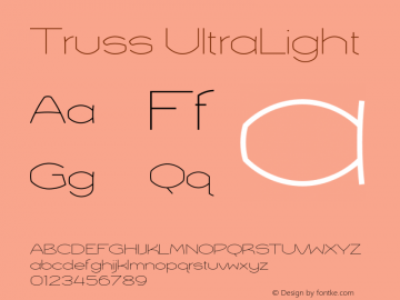 Truss UltraLight 001.000图片样张