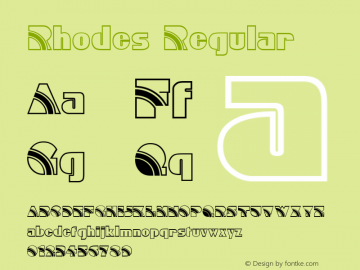 Rhodes Regular 1.0图片样张