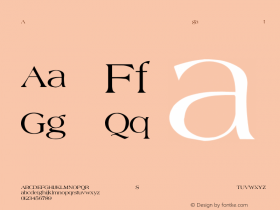 Agate-Normal Regular Converted from C:\TTEMP\AGATE.TF1 by ALLTYPE Font Sample