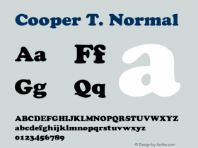 Cooper T. Normal 1.0图片样张