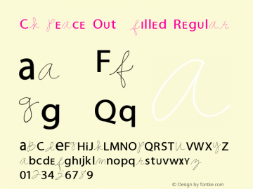 CK Peace Out  filled Regular 3/4/2006图片样张