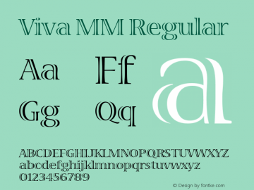 Viva MM Regular 001.001图片样张