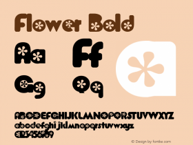 Flower Bold Altsys Fontographer 4.0.5J 99.5.25图片样张